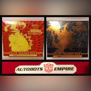 POKEMON PIKACHU SWORD & SHIELD VIVID VOLTAGE CHAMPIONS PATH ELITE TRAINER Box Gx